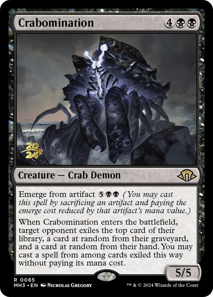 Crabomination [Modern Horizons 3 Prerelease Promos] MTG Single Magic: The Gathering    | Red Claw Gaming