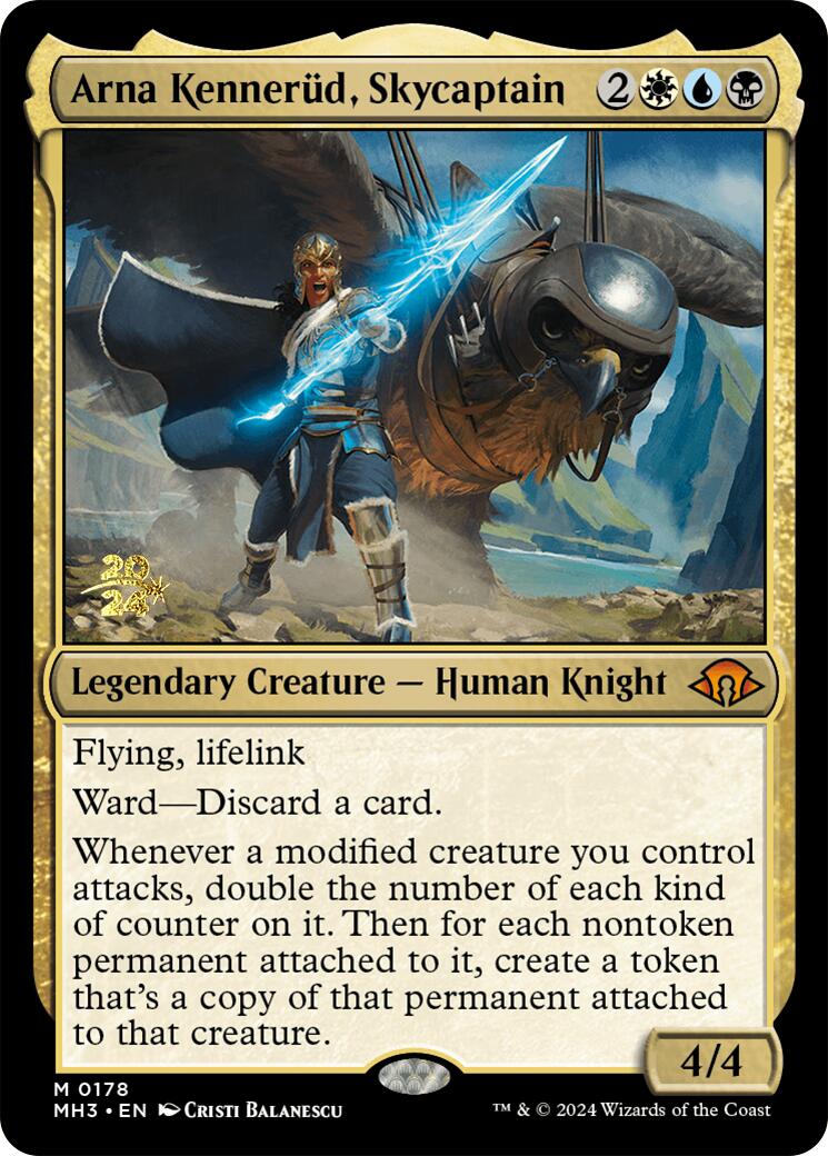 Arna Kennerud, Skycaptain [Modern Horizons 3 Prerelease Promos] MTG Single Magic: The Gathering    | Red Claw Gaming