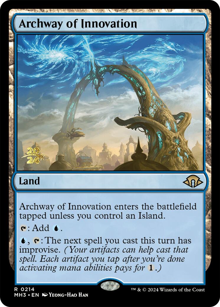 Archway of Innovation [Modern Horizons 3 Prerelease Promos] MTG Single Magic: The Gathering    | Red Claw Gaming