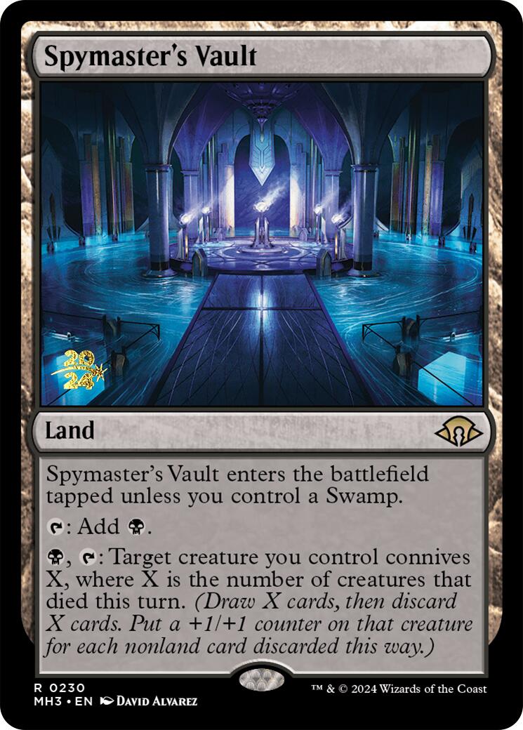 Spymaster's Vault [Modern Horizons 3 Prerelease Promos] MTG Single Magic: The Gathering    | Red Claw Gaming