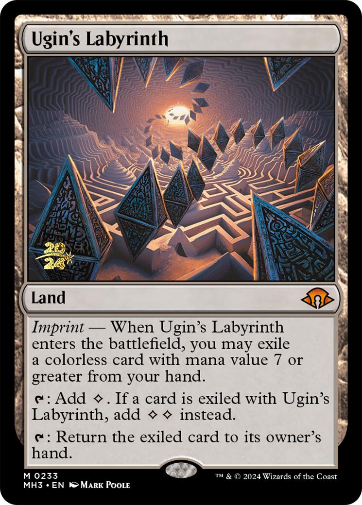 Ugin's Labyrinth [Modern Horizons 3 Prerelease Promos] MTG Single Magic: The Gathering    | Red Claw Gaming