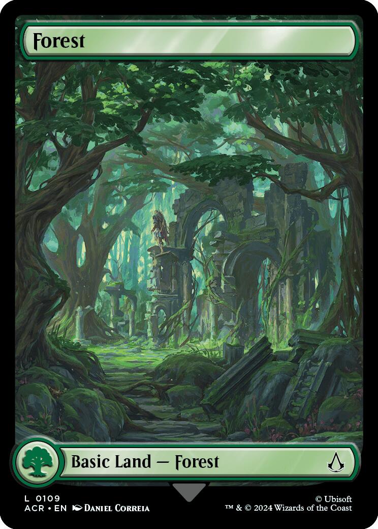 Forest (0109) [Assassin's Creed] MTG Single Magic: The Gathering    | Red Claw Gaming