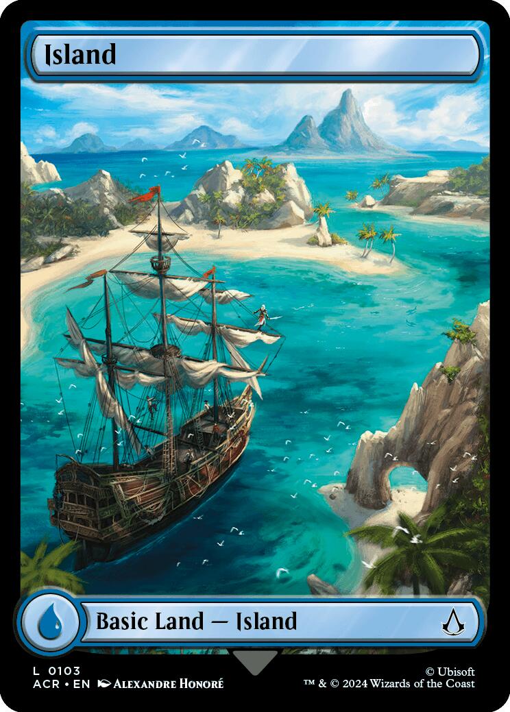 Island (0103) [Assassin's Creed] MTG Single Magic: The Gathering    | Red Claw Gaming