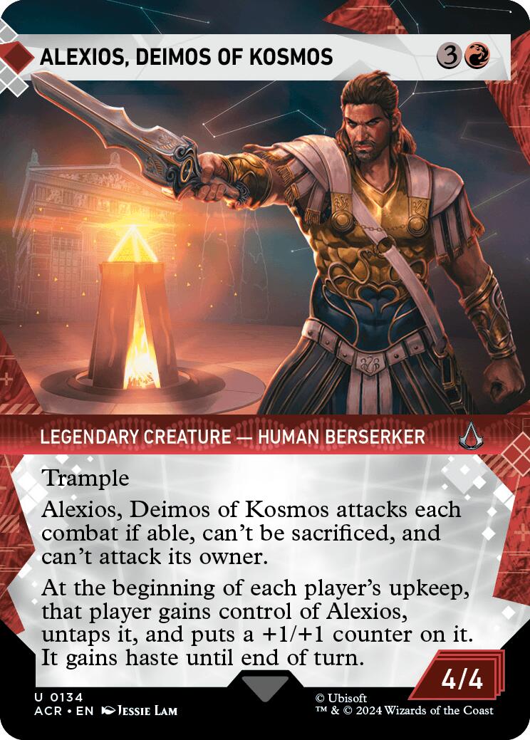 Alexios, Deimos of Kosmos (Showcase) [Assassin's Creed] MTG Single Magic: The Gathering    | Red Claw Gaming