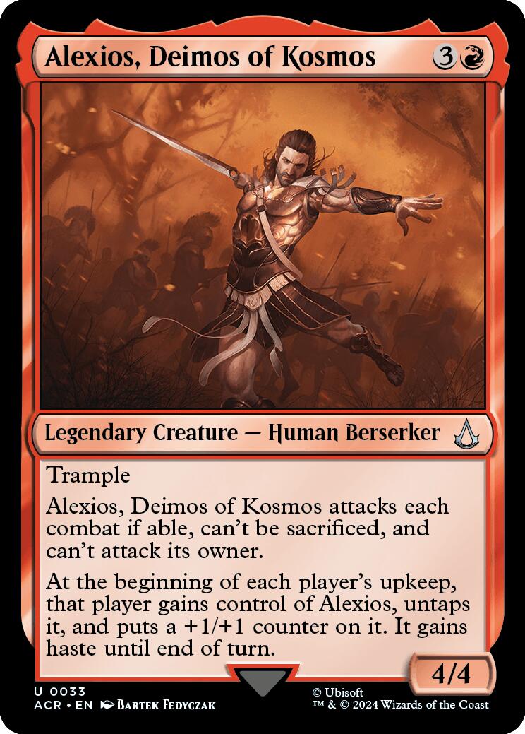 Alexios, Deimos of Kosmos [Assassin's Creed] MTG Single Magic: The Gathering    | Red Claw Gaming