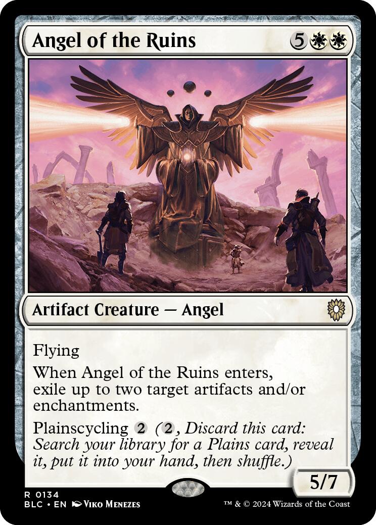 Angel of the Ruins [Bloomburrow Commander] MTG Single Magic: The Gathering    | Red Claw Gaming