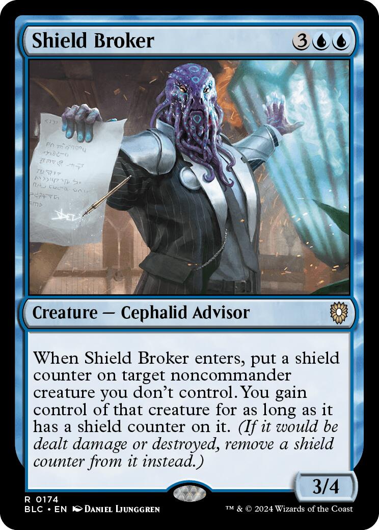 Shield Broker [Bloomburrow Commander] MTG Single Magic: The Gathering    | Red Claw Gaming