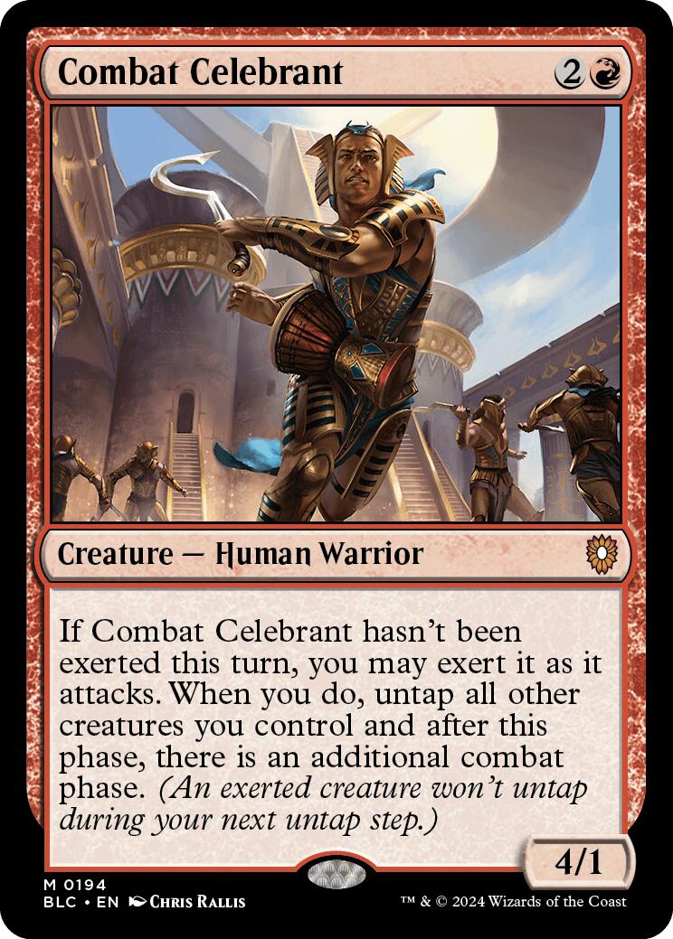 Combat Celebrant [Bloomburrow Commander] MTG Single Magic: The Gathering    | Red Claw Gaming