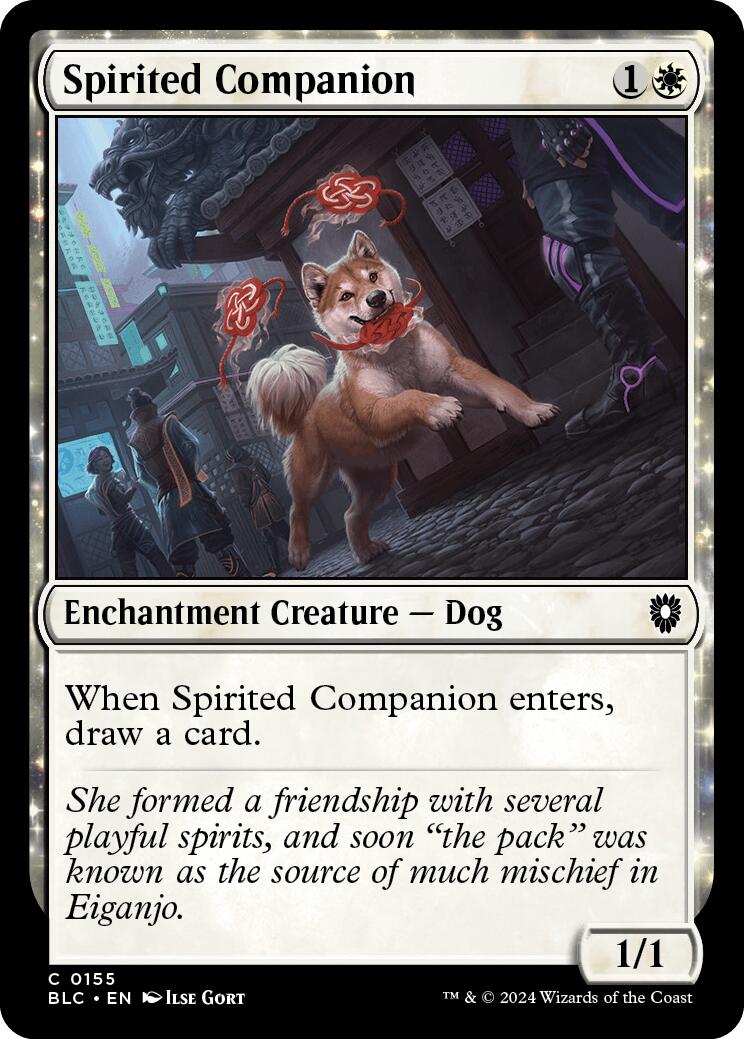 Spirited Companion [Bloomburrow Commander] MTG Single Magic: The Gathering    | Red Claw Gaming