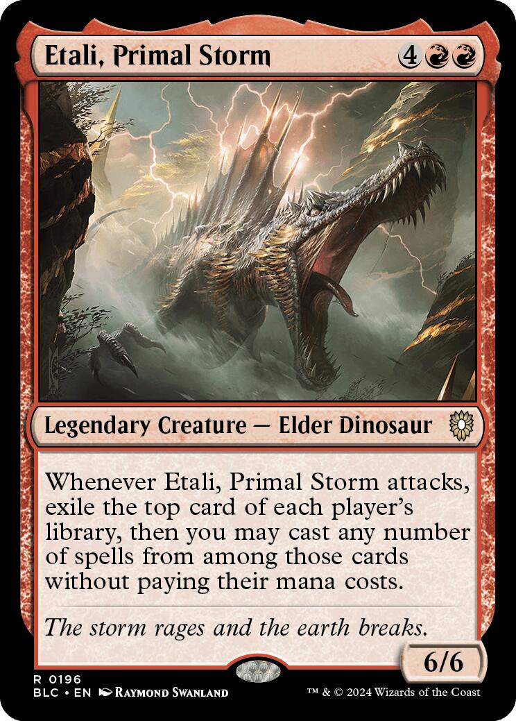 Etali, Primal Storm [Bloomburrow Commander] MTG Single Magic: The Gathering    | Red Claw Gaming