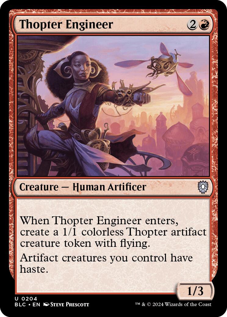 Thopter Engineer [Bloomburrow Commander] MTG Single Magic: The Gathering    | Red Claw Gaming