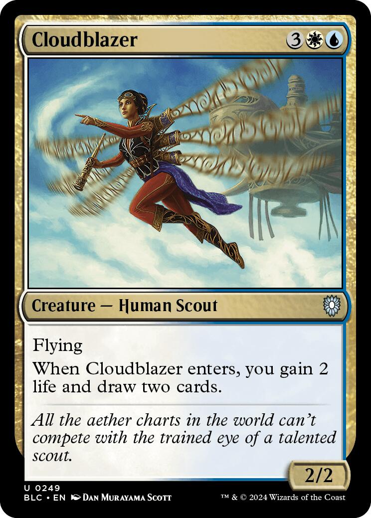 Cloudblazer [Bloomburrow Commander] MTG Single Magic: The Gathering    | Red Claw Gaming