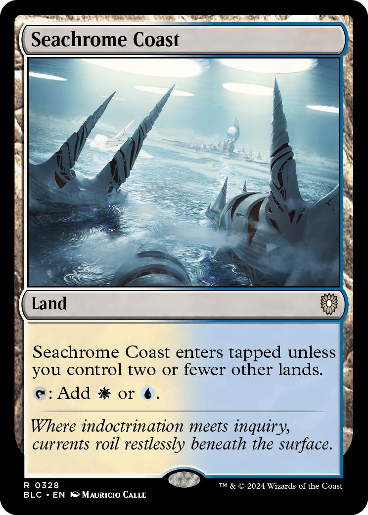 Seachrome Coast [Bloomburrow Commander] MTG Single Magic: The Gathering    | Red Claw Gaming