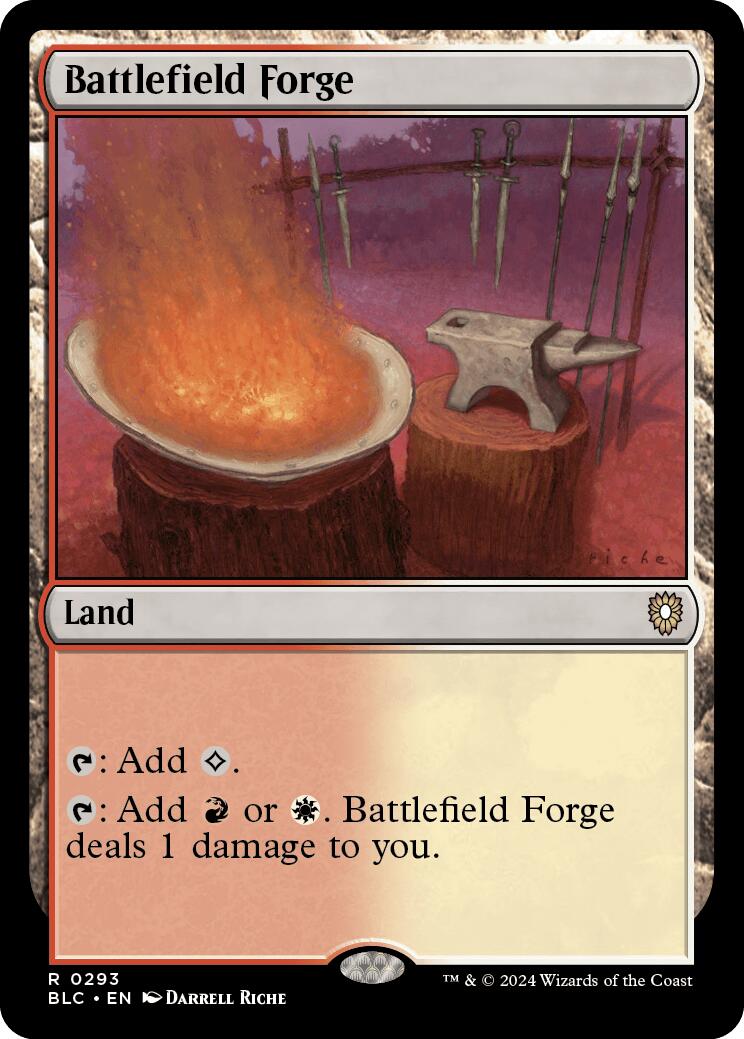 Battlefield Forge [Bloomburrow Commander] MTG Single Magic: The Gathering    | Red Claw Gaming