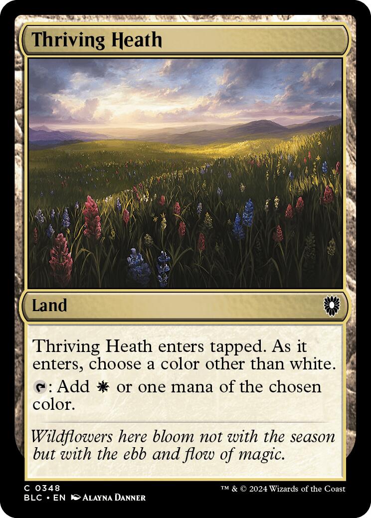 Thriving Heath [Bloomburrow Commander] MTG Single Magic: The Gathering    | Red Claw Gaming