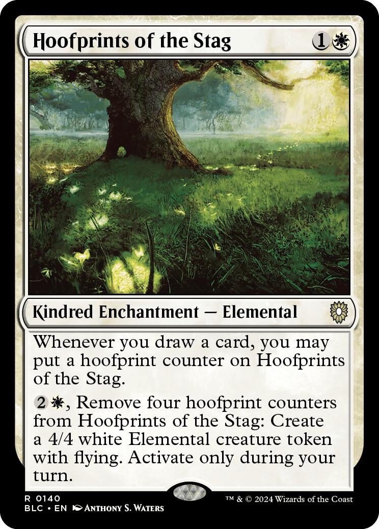 Hoofprints of the Stag [Bloomburrow Commander] MTG Single Magic: The Gathering    | Red Claw Gaming