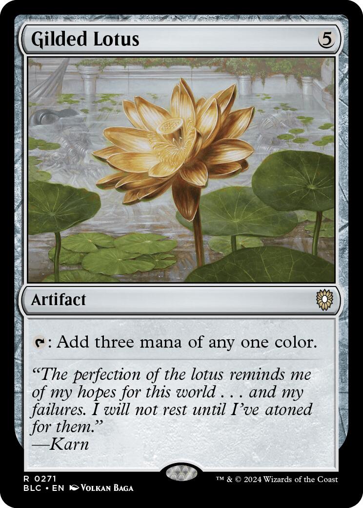 Gilded Lotus [Bloomburrow Commander] MTG Single Magic: The Gathering    | Red Claw Gaming