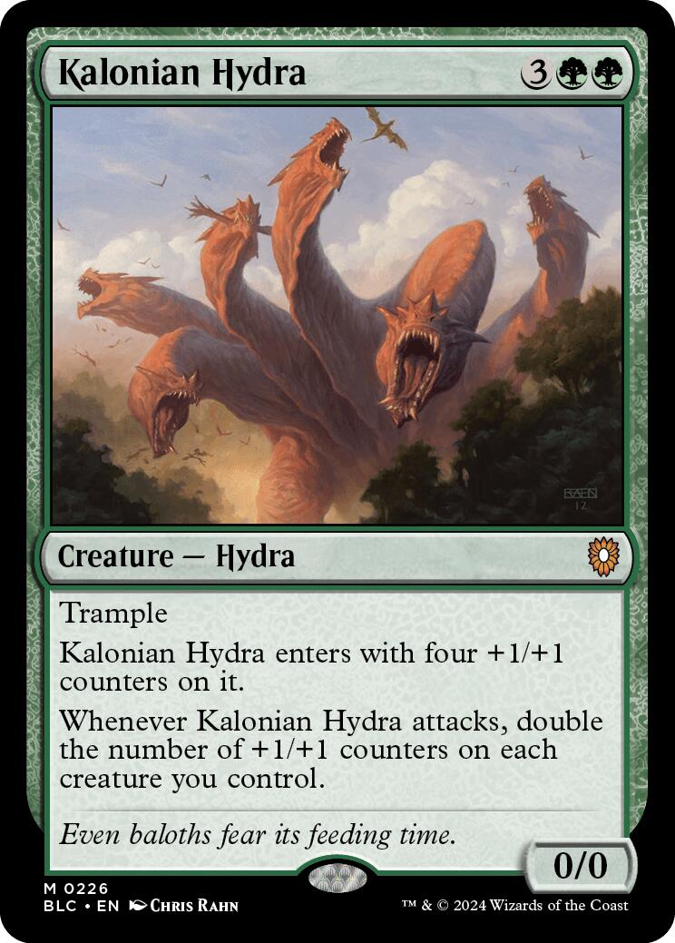 Kalonian Hydra [Bloomburrow Commander] MTG Single Magic: The Gathering | Red Claw Gaming