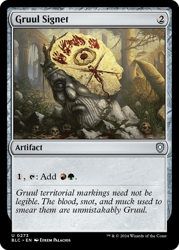 Gruul Signet [Bloomburrow Commander] MTG Single Magic: The Gathering    | Red Claw Gaming