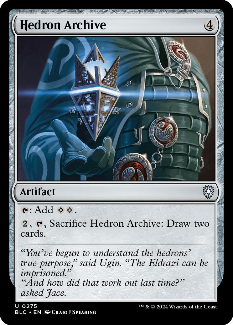 Hedron Archive [Bloomburrow Commander] MTG Single Magic: The Gathering    | Red Claw Gaming