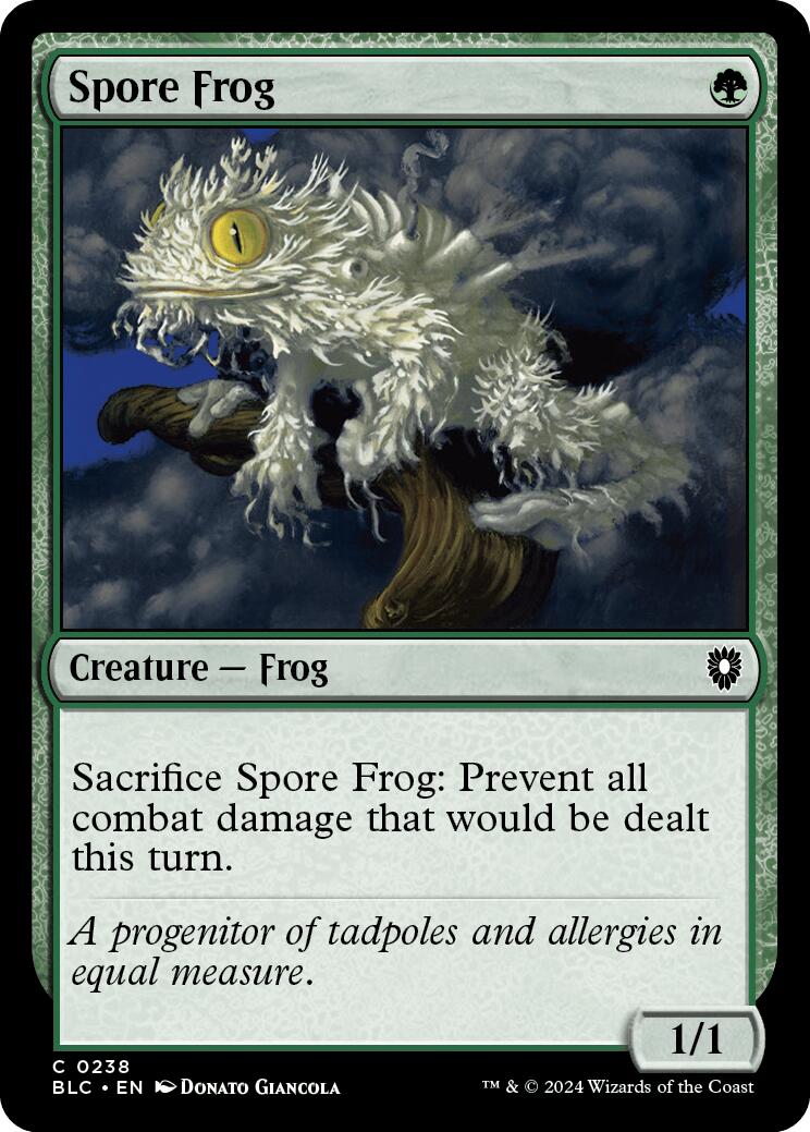 Spore Frog [Bloomburrow Commander] MTG Single Magic: The Gathering    | Red Claw Gaming