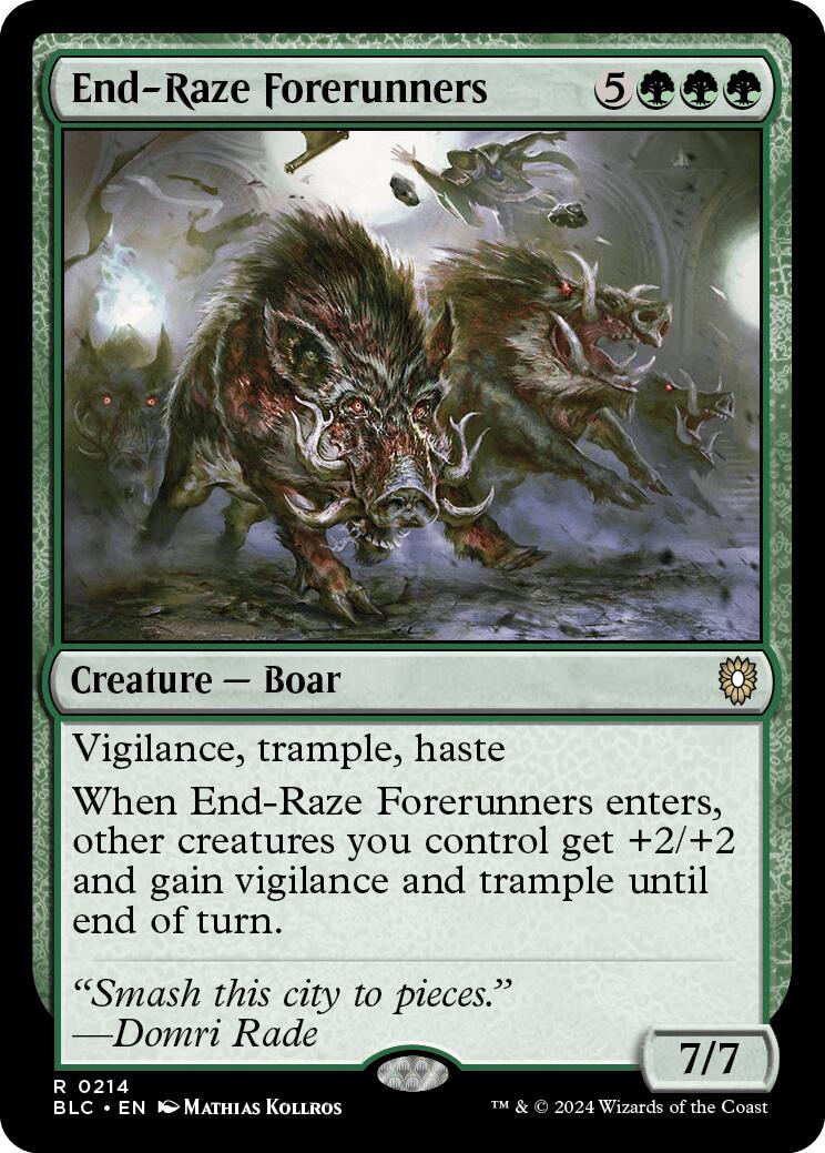 End-Raze Forerunners [Bloomburrow Commander] MTG Single Magic: The Gathering    | Red Claw Gaming