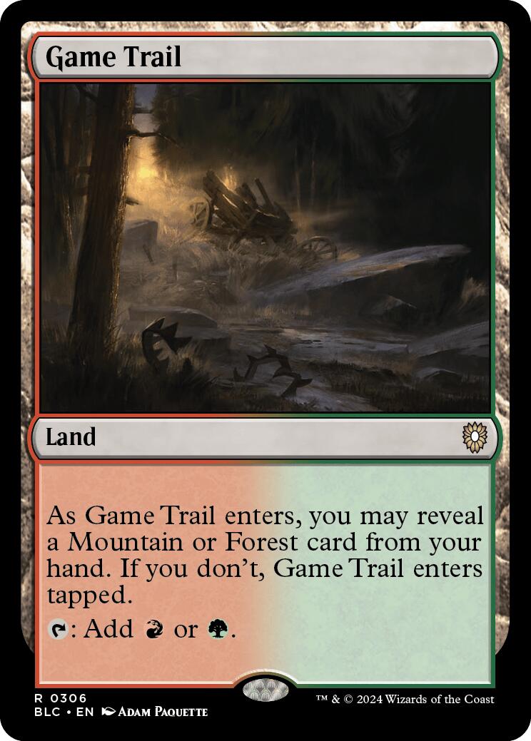 Game Trail [Bloomburrow Commander] MTG Single Magic: The Gathering    | Red Claw Gaming