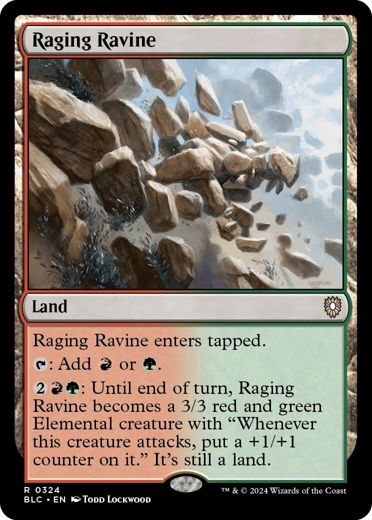 Raging Ravine [Bloomburrow Commander] MTG Single Magic: The Gathering    | Red Claw Gaming