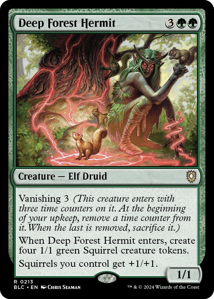 Deep Forest Hermit [Bloomburrow Commander] MTG Single Magic: The Gathering    | Red Claw Gaming