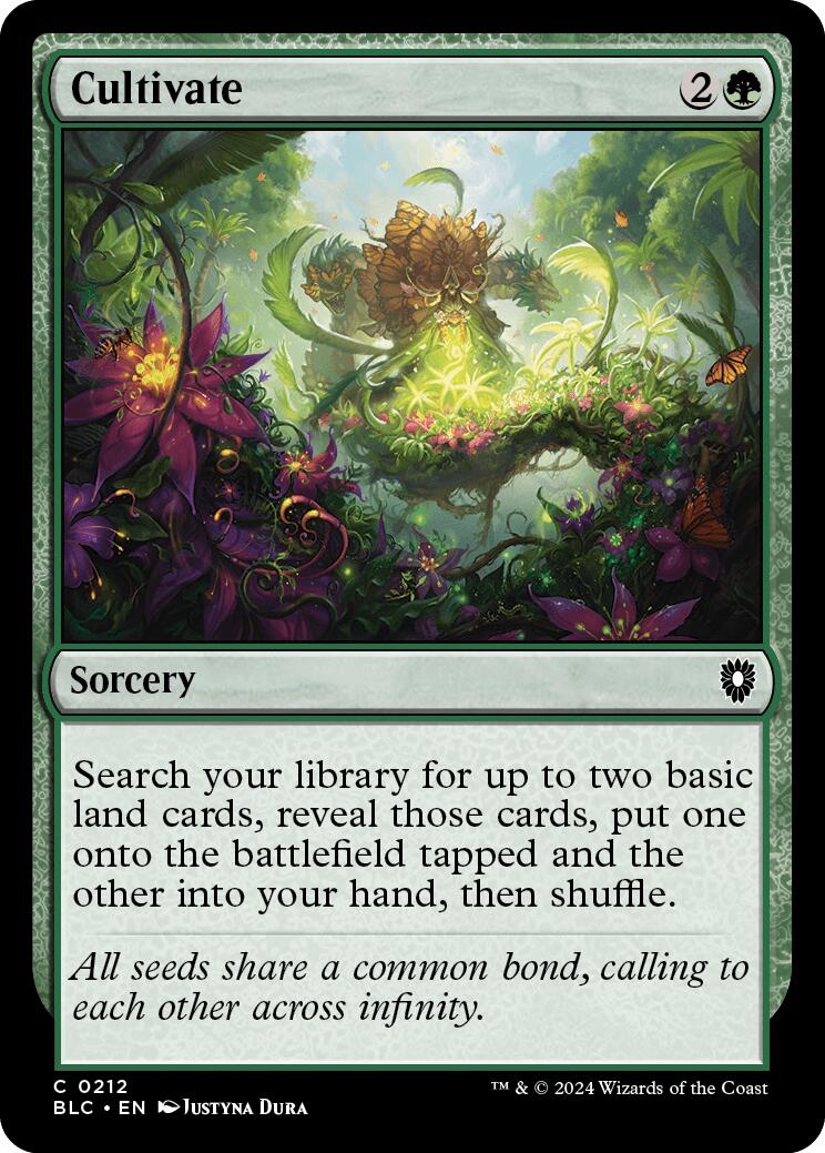 Cultivate [Bloomburrow Commander] MTG Single Magic: The Gathering    | Red Claw Gaming