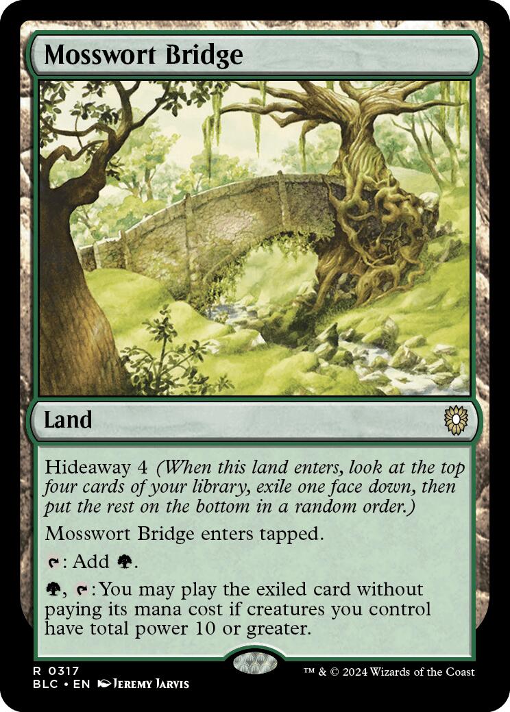 Mosswort Bridge [Bloomburrow Commander] MTG Single Magic: The Gathering    | Red Claw Gaming