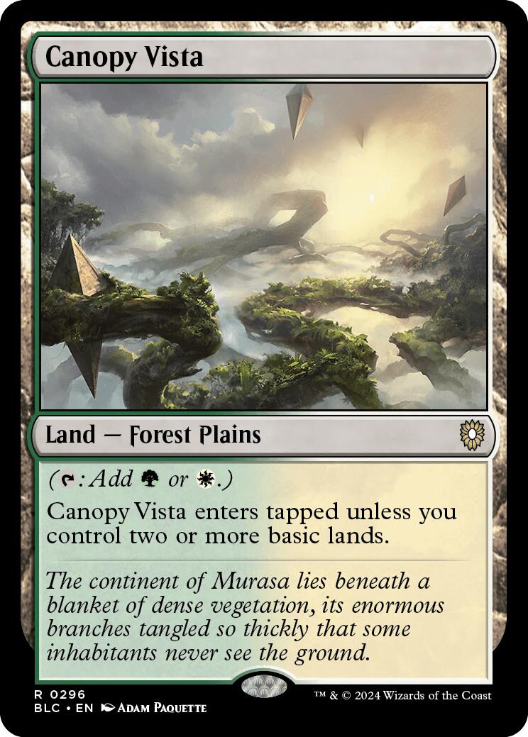 Canopy Vista [Bloomburrow Commander] MTG Single Magic: The Gathering    | Red Claw Gaming