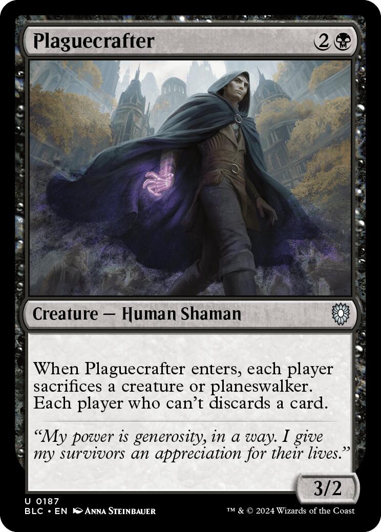 Plaguecrafter [Bloomburrow Commander] MTG Single Magic: The Gathering    | Red Claw Gaming