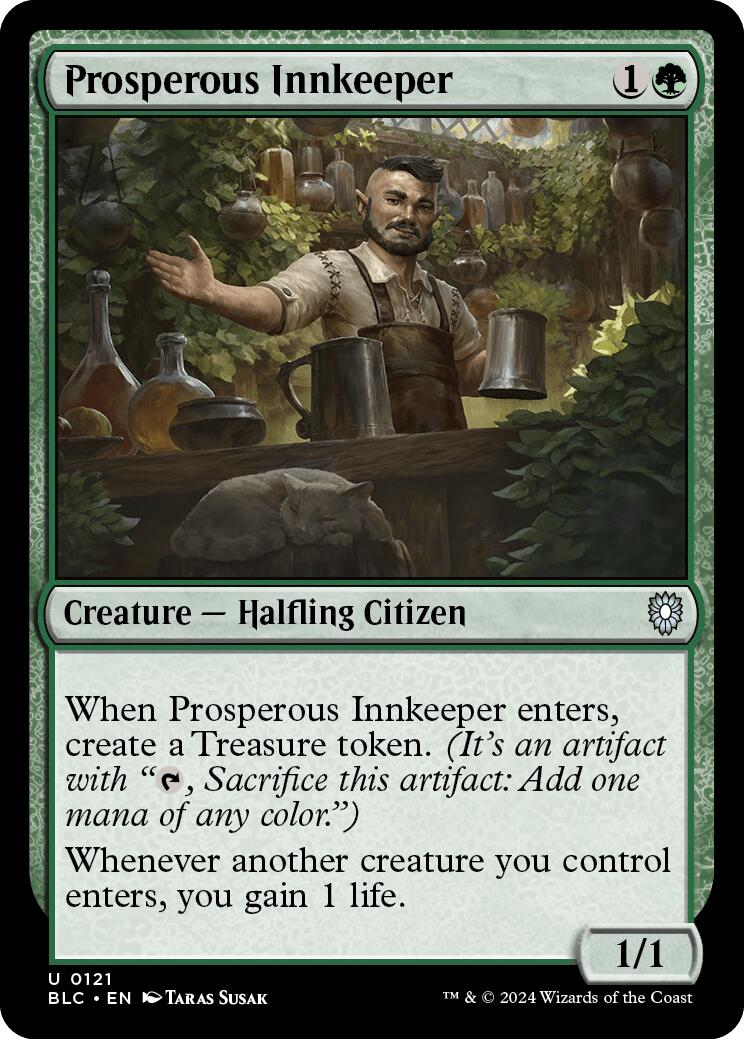 Prosperous Innkeeper [Bloomburrow Commander] MTG Single Magic: The Gathering    | Red Claw Gaming