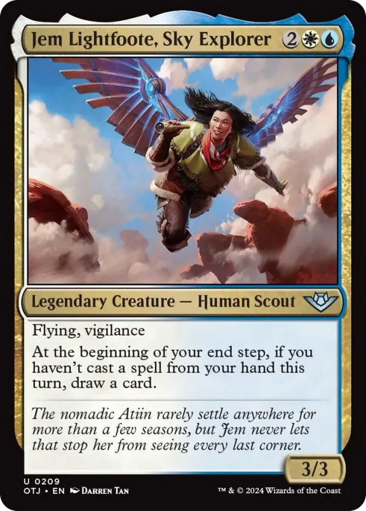 Jem Lightfoote, Sky Explorer [Outlaws of Thunder Junction] MTG Single Magic: The Gathering    | Red Claw Gaming