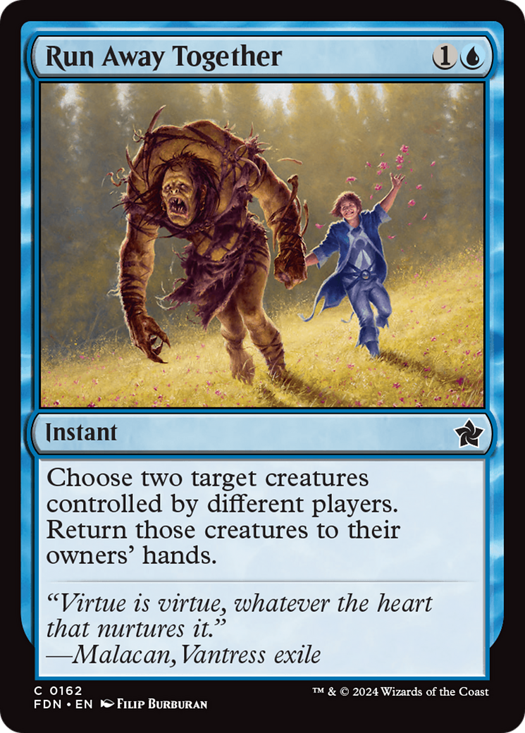 Run Away Together [Foundations] MTG Single Magic: The Gathering | Red Claw Gaming