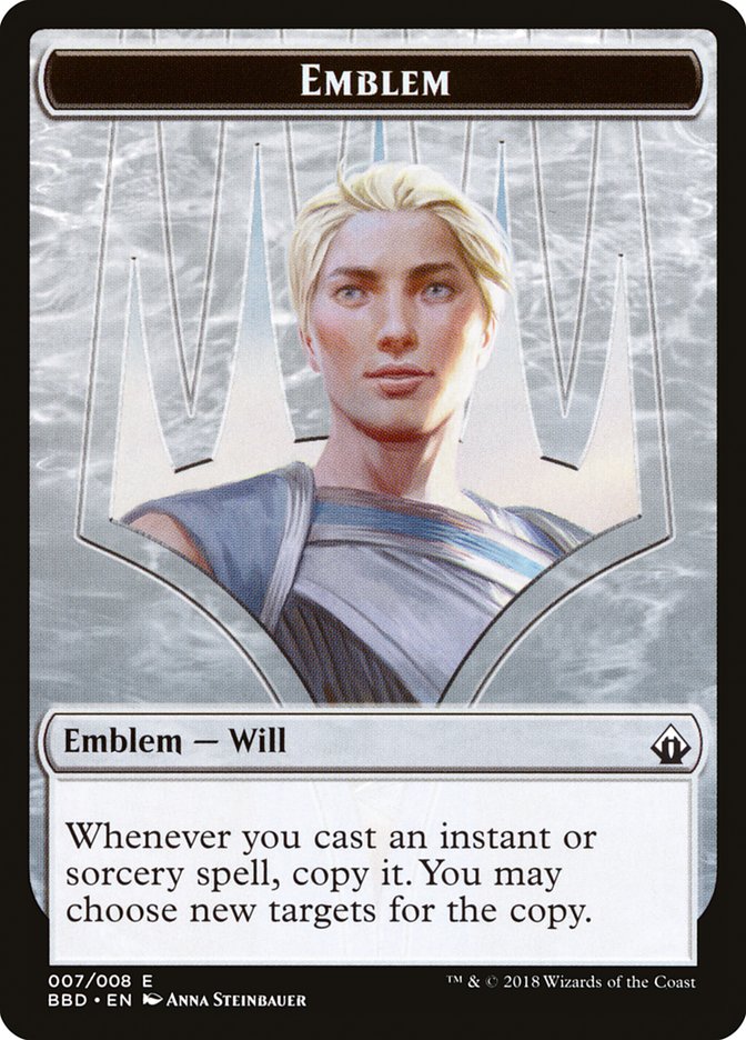 Will Kenrith Emblem [Battlebond Tokens] MTG Single Magic: The Gathering    | Red Claw Gaming