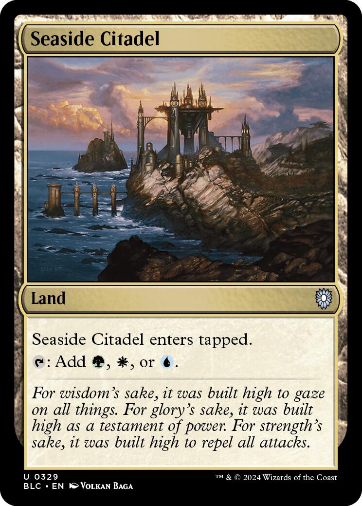 Seaside Citadel [Bloomburrow Commander] MTG Single Magic: The Gathering    | Red Claw Gaming