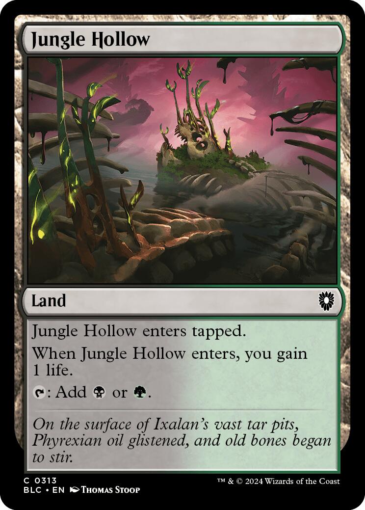 Jungle Hollow [Bloomburrow Commander] MTG Single Magic: The Gathering    | Red Claw Gaming