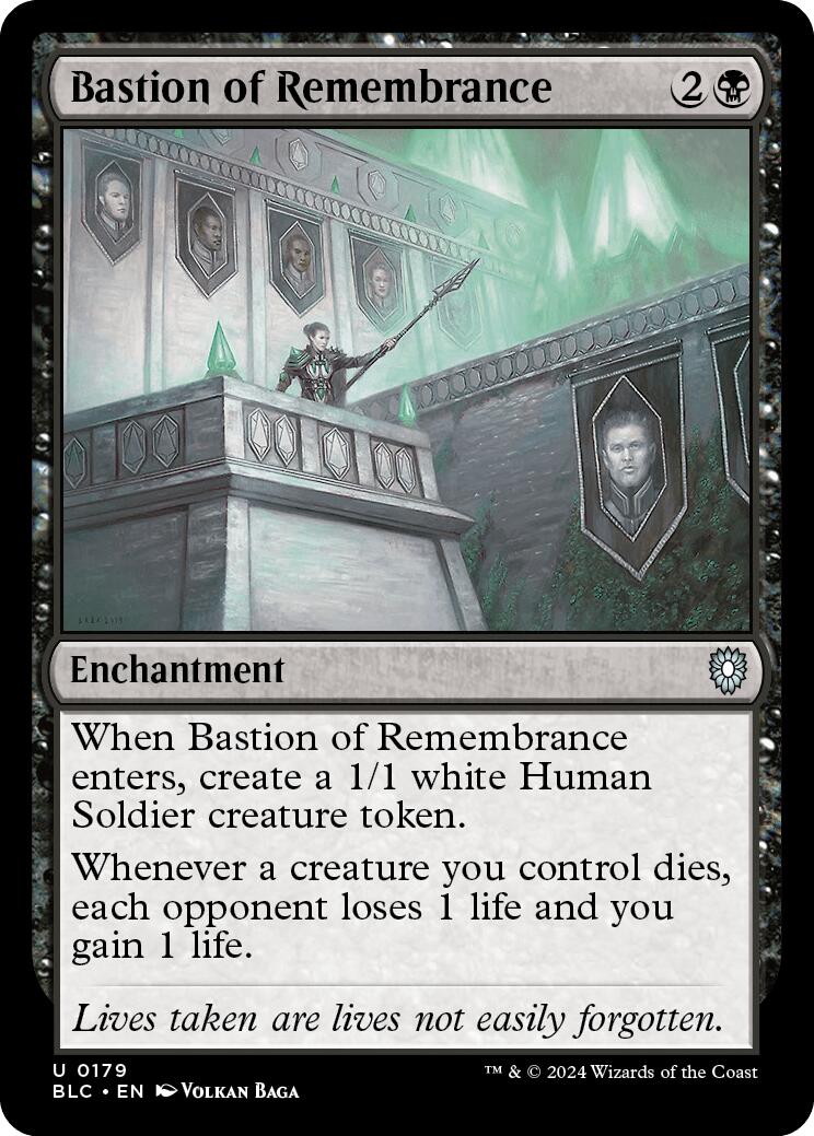 Bastion of Remembrance [Bloomburrow Commander] MTG Single Magic: The Gathering    | Red Claw Gaming