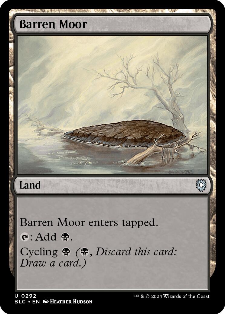 Barren Moor [Bloomburrow Commander] MTG Single Magic: The Gathering    | Red Claw Gaming