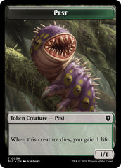 Pest // Shapeshifter Double-Sided Token [Bloomburrow Commander Tokens] MTG Single Magic: The Gathering    | Red Claw Gaming