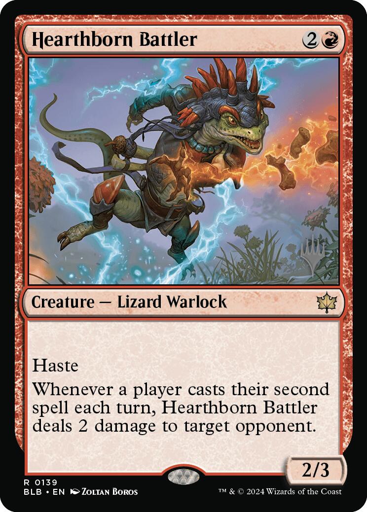 Hearthborn Battler (Promo Pack) [Bloomburrow Promos] MTG Single Magic: The Gathering    | Red Claw Gaming