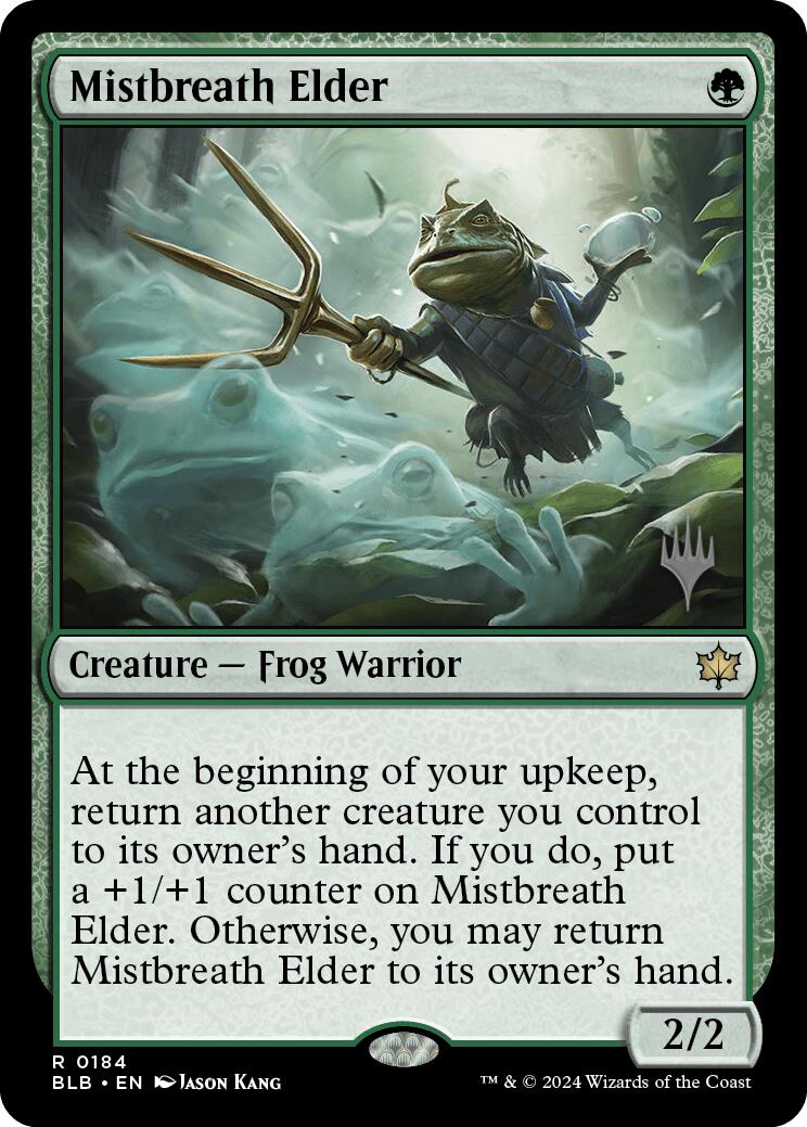 Mistbreath Elder (Promo Pack) [Bloomburrow Promos] MTG Single Magic: The Gathering    | Red Claw Gaming