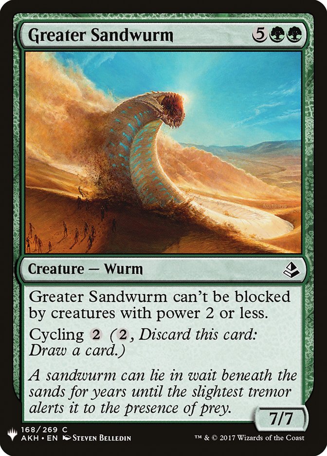 Greater Sandwurm [Mystery Booster] MTG Single Magic: The Gathering | Red Claw Gaming