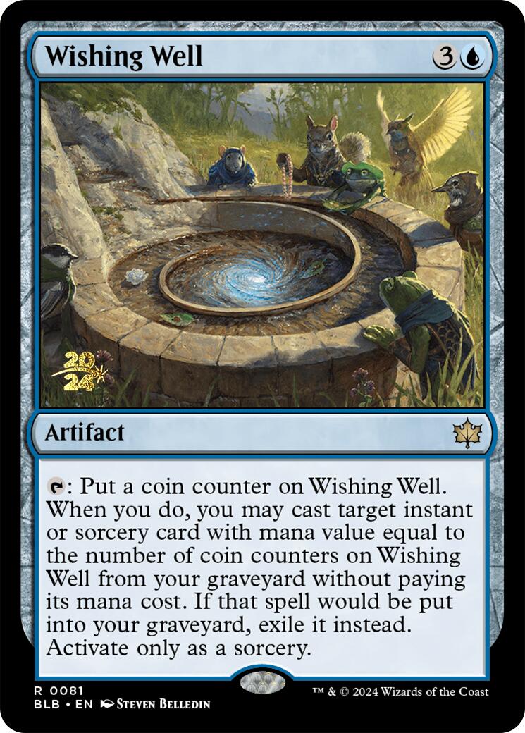 Wishing Well [Bloomburrow Prerelease Promos] MTG Single Magic: The Gathering    | Red Claw Gaming