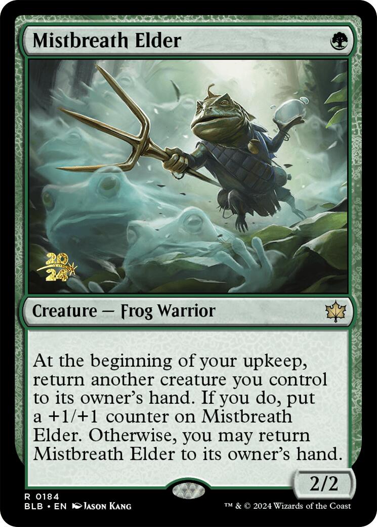 Mistbreath Elder [Bloomburrow Prerelease Promos] MTG Single Magic: The Gathering    | Red Claw Gaming