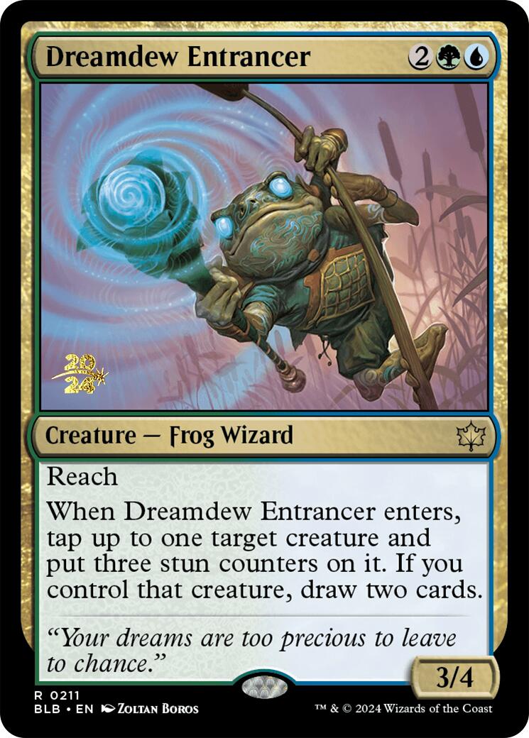 Dreamdew Entrancer [Bloomburrow Prerelease Promos] MTG Single Magic: The Gathering    | Red Claw Gaming