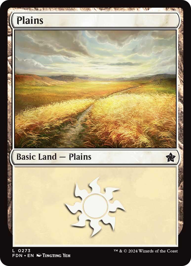 Plains (0273) [Foundations] MTG Single Magic: The Gathering | Red Claw Gaming