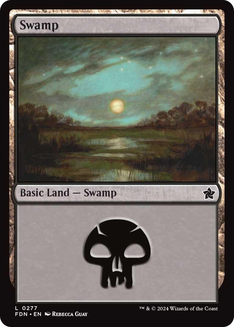 Swamp (0277) [Foundations] MTG Single Magic: The Gathering | Red Claw Gaming